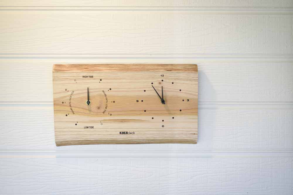 Double Timber Timepiece – Tide & Time Clock (Spanish Cedar)